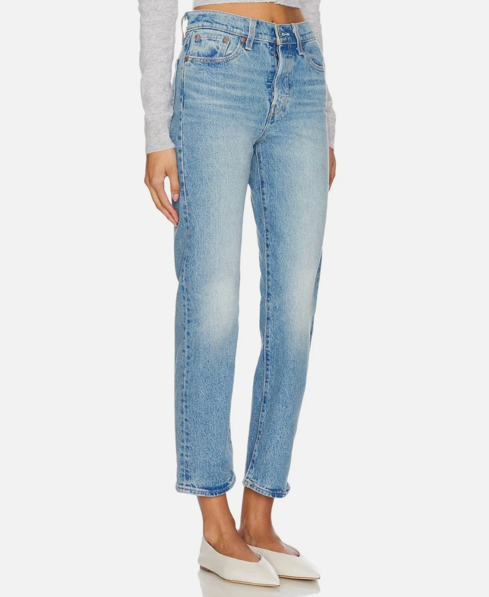 LEVI'S Womens Wedgie Straight Jeans 30x28 US 10 Calling All Blue 34964-0178 NWT